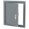 Elmdor Dry Wall Access Door, 24x24, Prime Coat W/ Cylinder Lock DW24X24PC-CL